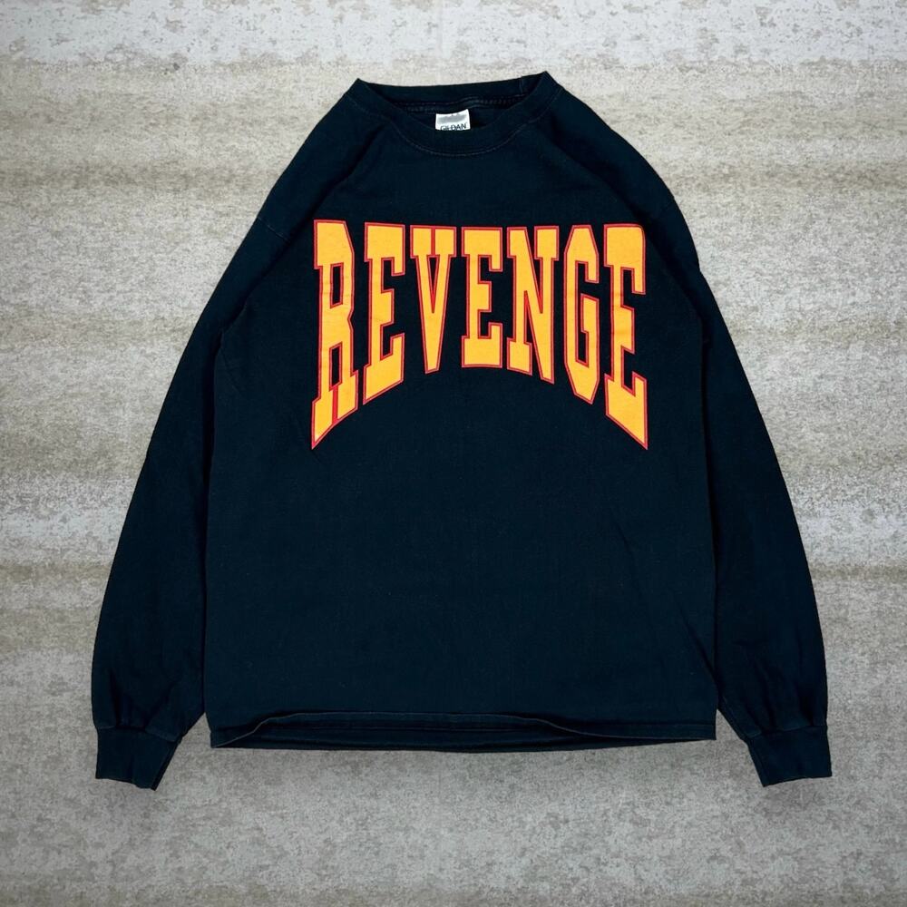 Vintage Y2K Drake Revenge Summer Sixteen Tour Shirt Mens M Jet Black Long Sleeve